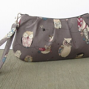 Spotted Gray Owl Alexander Henry WRISTLET image 6