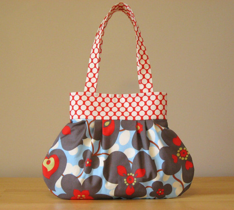 Pleated Handbag ebook PDF Sewing Pattern / Sweet Pea Totes image 3