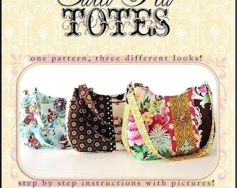 VERSATILE  Handbag PDF Sewing Pattern / Sweet Pea Totes
