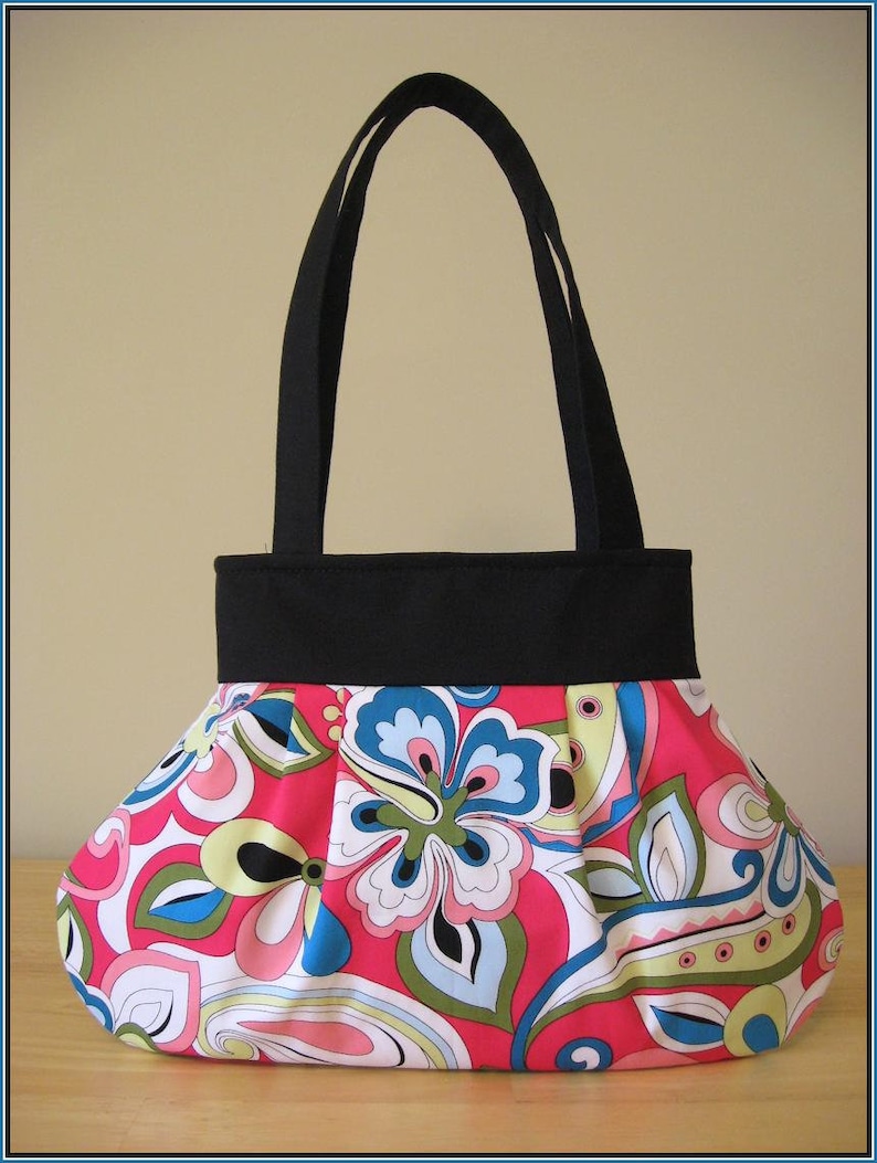 Pleated Handbag ebook PDF Sewing Pattern / Sweet Pea Totes image 7