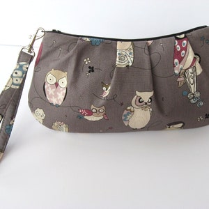 Spotted Gray Owl Alexander Henry WRISTLET image 3