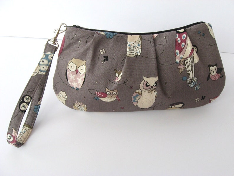 Spotted Gray Owl Alexander Henry WRISTLET image 3