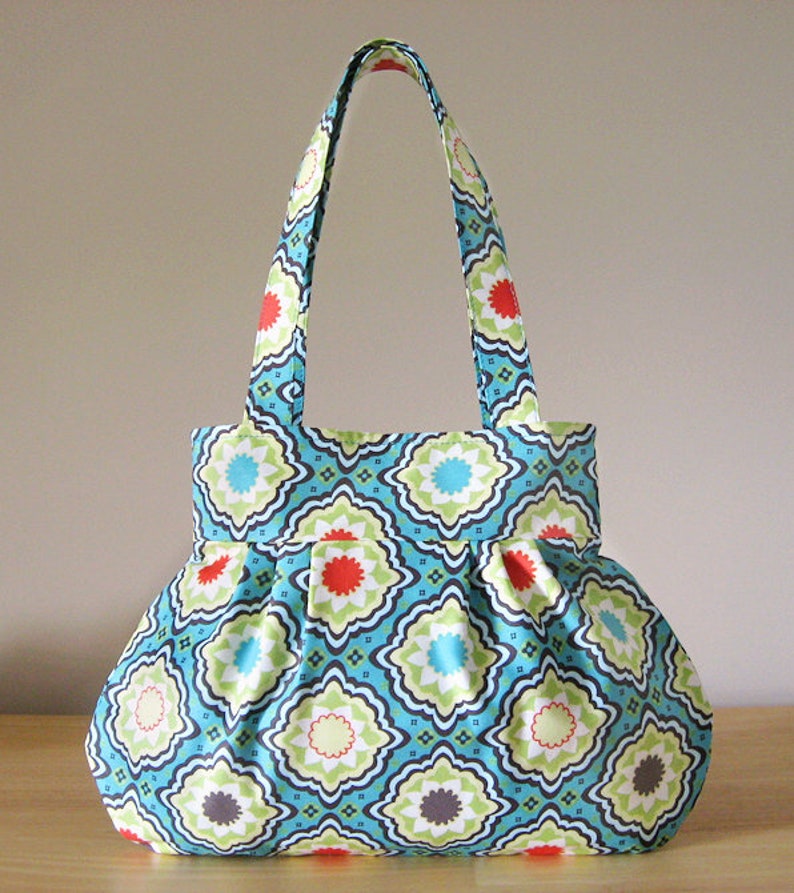 Pleated Handbag ebook PDF Sewing Pattern / Sweet Pea Totes image 4