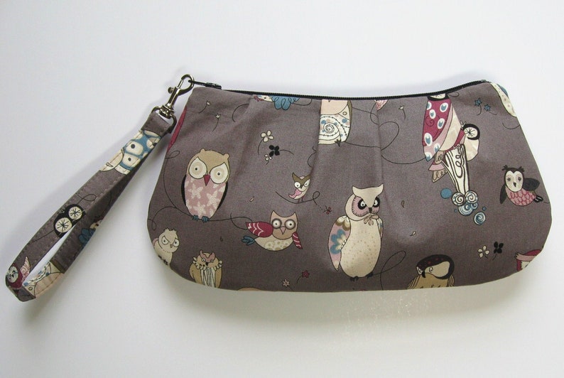 Spotted Gray Owl Alexander Henry WRISTLET image 2