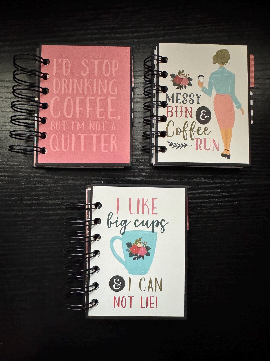 Coffee Themed Mini Notebooks - Etsy