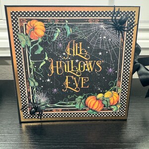 Halloween Themed Mini Album