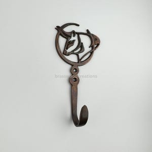 5.5&quot; Horse Wall Hooks, Unique Housewarming Gifts, Antique Wall Decoration, Animal Sculpture Wall Hanger