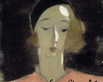 Girl in Beret Portrait, Helen Schjerfbeck, Finish Painter, 1862 to 1946, Portrait Art, Modernist Painter, Realist Artist