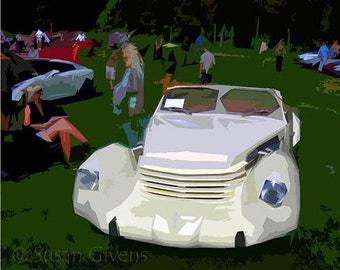 Cord Car Photo 1930 Collectors Cord Photo Cord Antique Car Show Gordon M. Buehrig Digital Art Gift for Cord Fan