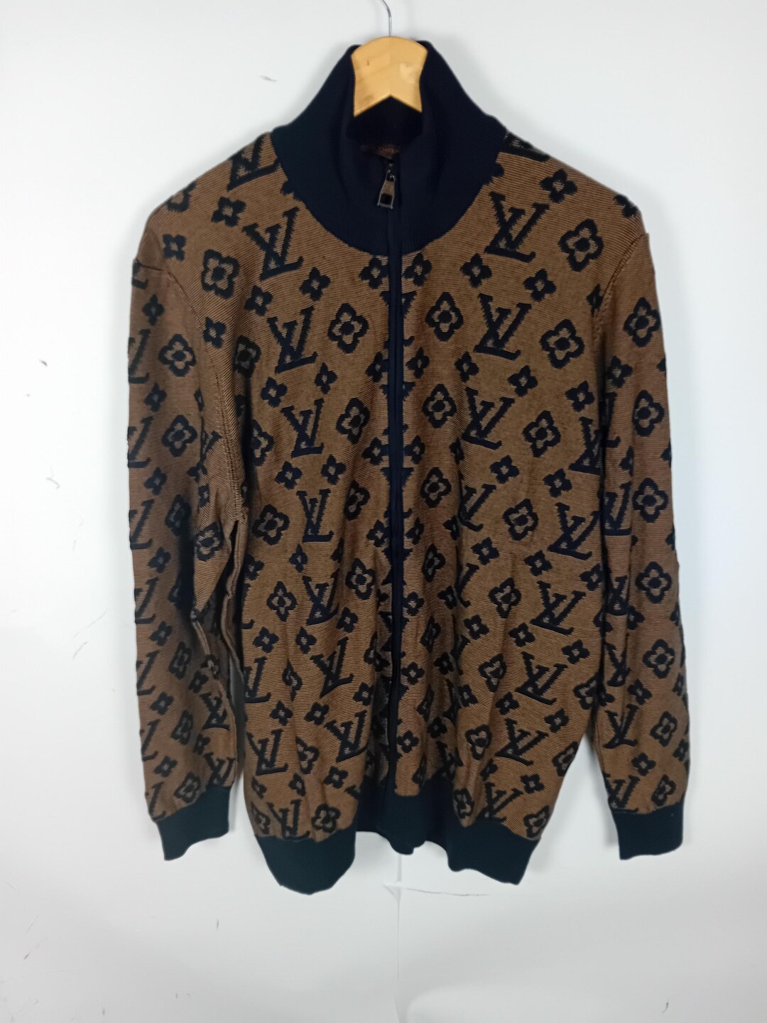 Vintage printed sweatshirt, men's M size unclear gray type Vintage Second Hand
