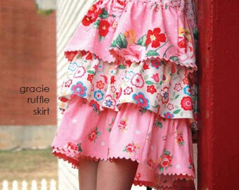 gracie ruffle skirt pattern by marie-madeline studio (M069)