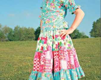 darison tiered skirts pattern by marie-madeline studio (M083)