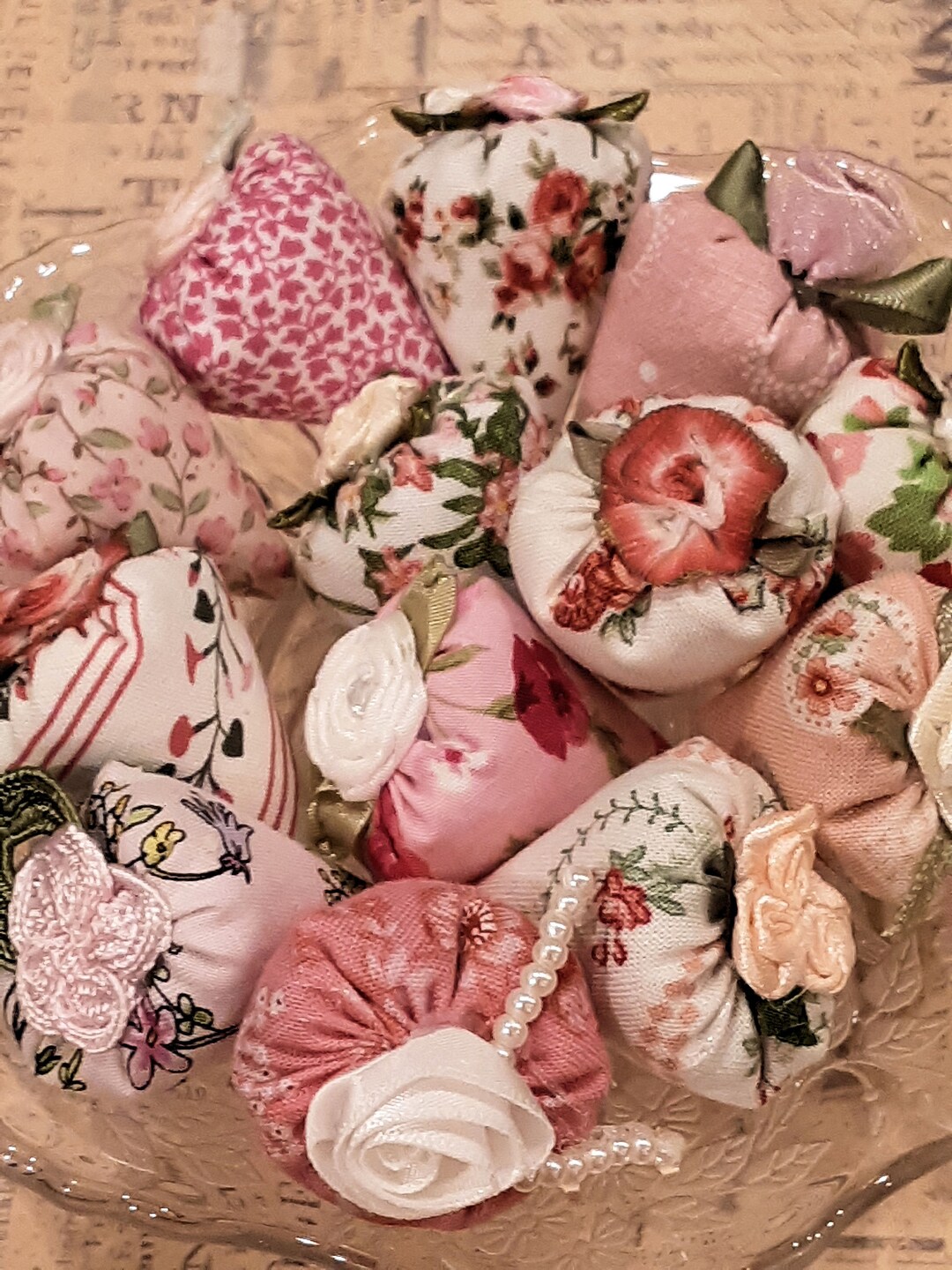 SACHET LAVENDER Classic Elegance Strawberry Lavender Sachets CUSTOM Set ...