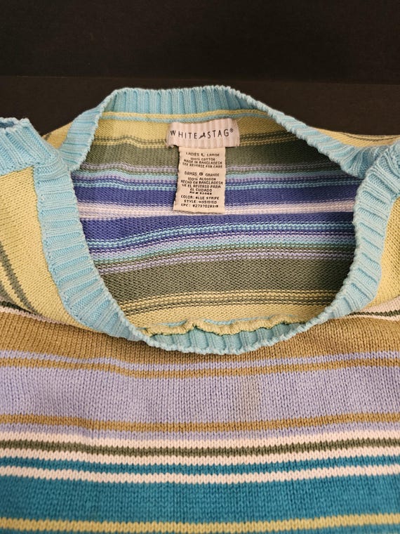 Vintage Striped Sweater Top - Etsy Israel