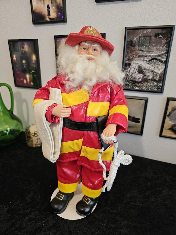ヴィンテージ消防士サンタカイザーシカゴスタンド - Etsy 日本