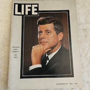 Vintage Classic LIFE Magazine with JFK - November 29, 1963 - Excellent Condition!