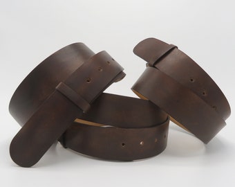 dark brown leather snap belt