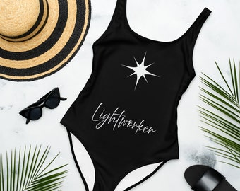 One-Piece Swimsuit. Lightworker swimsuit