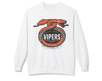 Vipers Venom & Snakeoil Elixir Unisex Midweight Softstyle Fleece Crewneck Sweatshirt by Atomic Pop Trading Co.