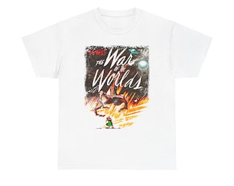 The War of the Worlds Tee | Retro SciFi Alien Invasion Graphic
