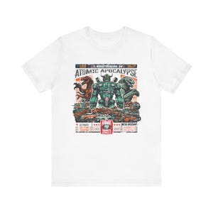Atomic Apocalypse Lucha Mecha Kaiju Monster Truck Tee | Derby Robot Dino