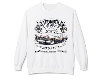 Thunder Road T-Bird Racing Sweatshirt: Vintage Style Fleece Crewneck