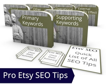 Etsy Search Engine Optimization Book - Etsy Rank, SEO eBook,  Etsy Search SEO Secrets, How to Increase Traffic to Etsy Shop SEO Guru Tagging