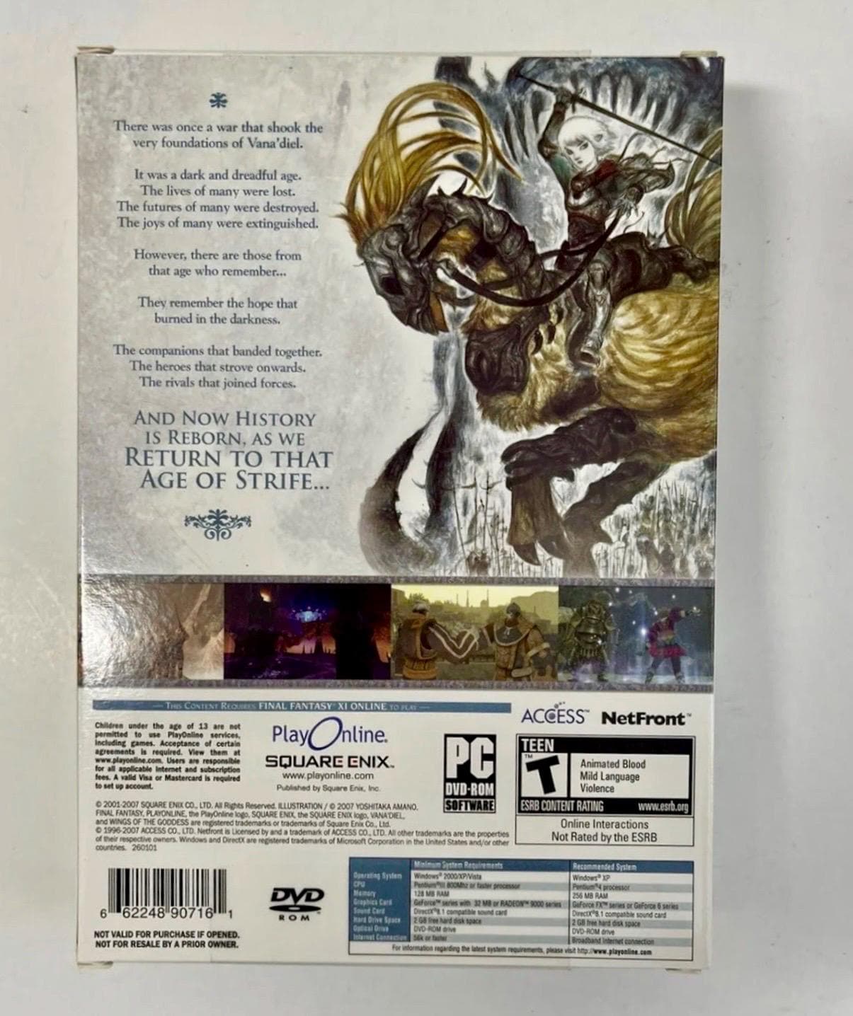 【未開封】PC版 ファイナルファンタジー Ⅺ 11 DVD-ROM RPG 未開封】PC版 ファイナルファンタジー Ⅺ 11 DVD-ROM RPG