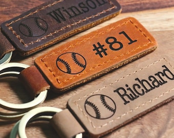 Baseball Keychain, BASEBALL MOM, Baseball Team Gifts, Baseball Senior Night Gifts, Personalized Baseball Gifts, Baseball Banquet