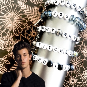 BULK Shawn Mendes friendship bracelets perfect for fangirls  | 10-20-30-40-50 pack | trade at tour!