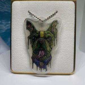Zombie Dog Keychain