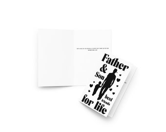 Carte de fête des pères « avec un père comme vous, chaque jour, c'est la fête des pères »
