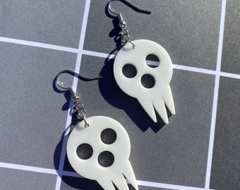 Lord Death Acrylic Earrings
