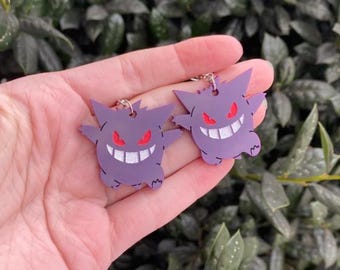 Gengar Acrylic Earrings