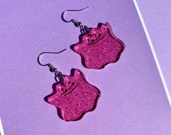 Kolczyki akrylowe Glitter Ditto