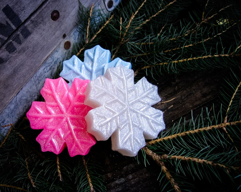 Snowflake Soap Winter Soap Frozen Party Favor Teacher Gift Etsy