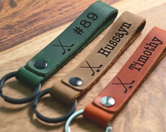 Hockey Gift, Hockey Keychain, Personalized Hockey, Hockey Keychain, Hockey Player, Field Hockey, Women, Men, Women, Hockey Team, Coach