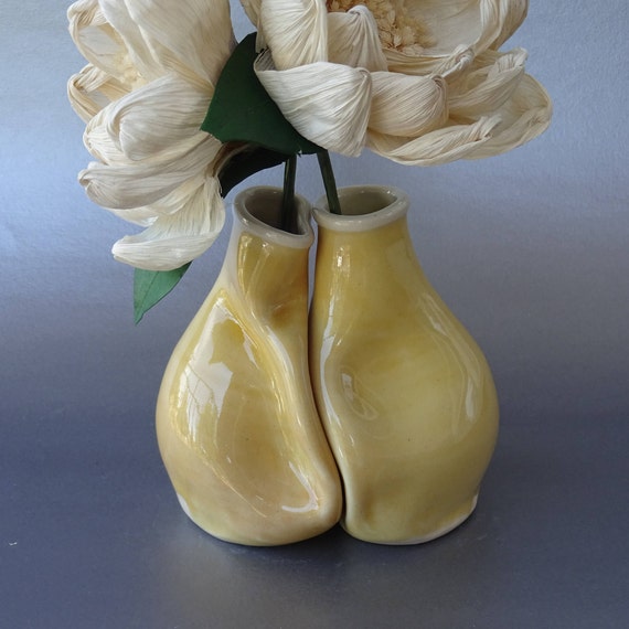 Romantic Unique Handmade Pottery Bud Vase Set Etsy