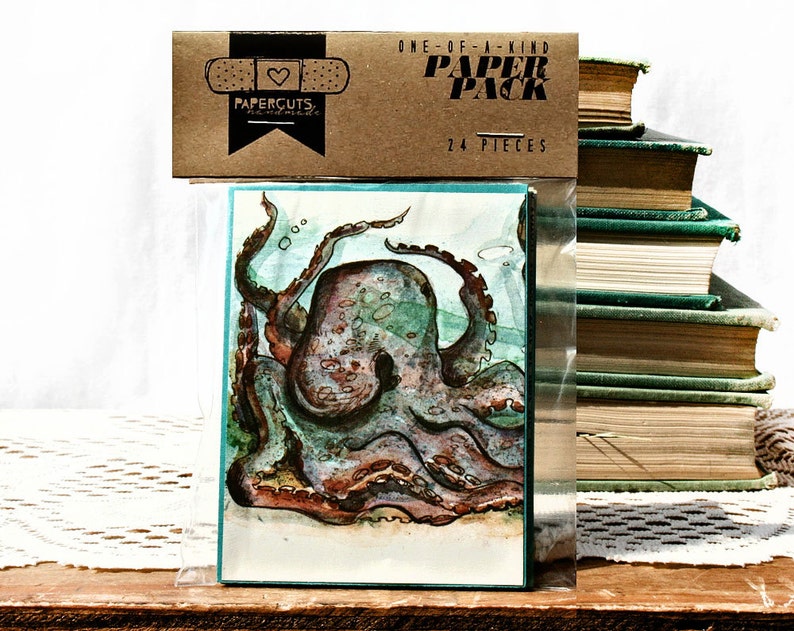 One-of-a-Kind 3 x 4 PAPER pack 24 pc. CYAN image 1