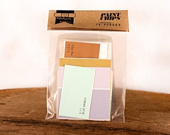 12 pc. Vintage & Modern Paint Chips