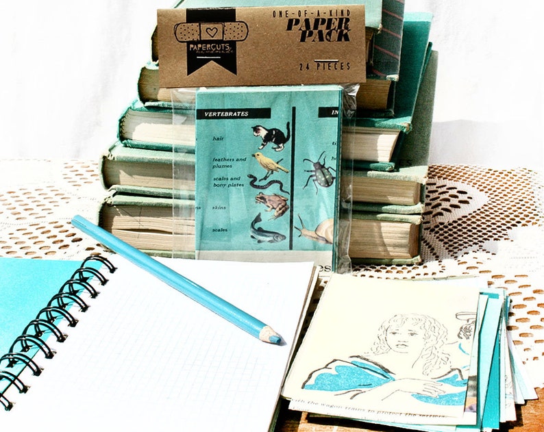 One-of-a-Kind 3 x 4 PAPER pack 24 pc. CYAN image 2