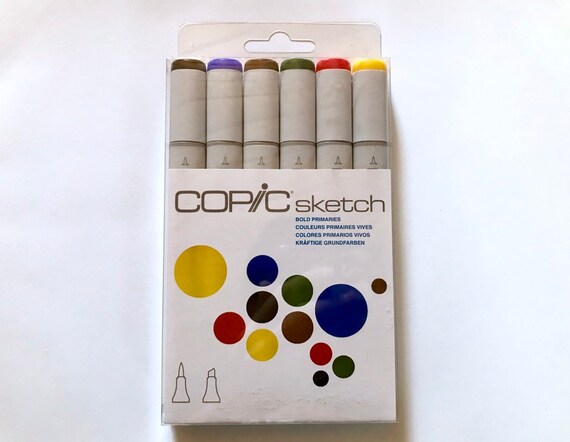 Copic Too Sketch Markers Set Bold Primaries