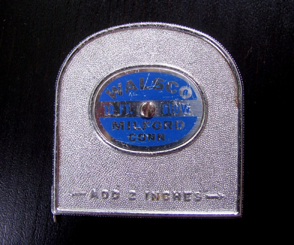 Vintage Tape Measure by Walsco 10 ft 810W Etsy