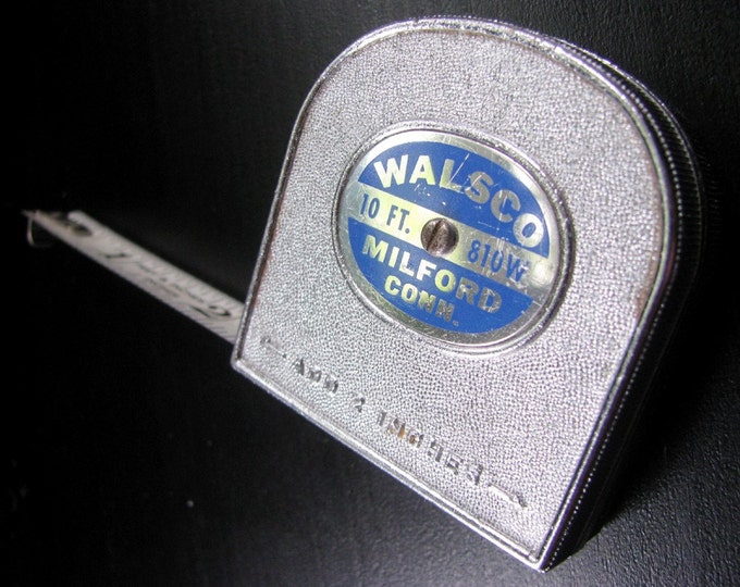 Vintage Tape Measure by Walsco 10 Ft 810W Etsy