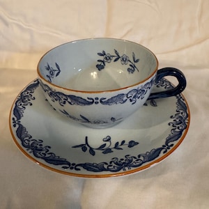 Juego de té vintage Rörstrand Ostindia (décadas de 1930 a 1950): servicio de 2 tamaños para 12 personas