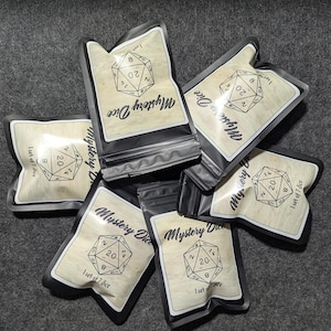 7 piece Mystery Dice Set with Dice Bag