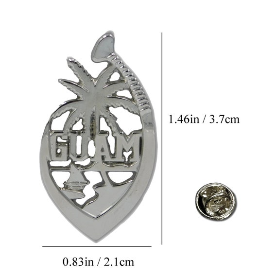 chamorro fish hook 14K Yellow Gold Guam Seal Pendant Vince Jewelers The hook also has Guam inscribed on it and features a pair of ancient Chamorro latte stones. Guam Seal Fish Hook Pin,