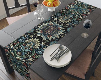 Elegant Table Runner for Dining Decor,  16x72, choose between cotton or polyester, washable