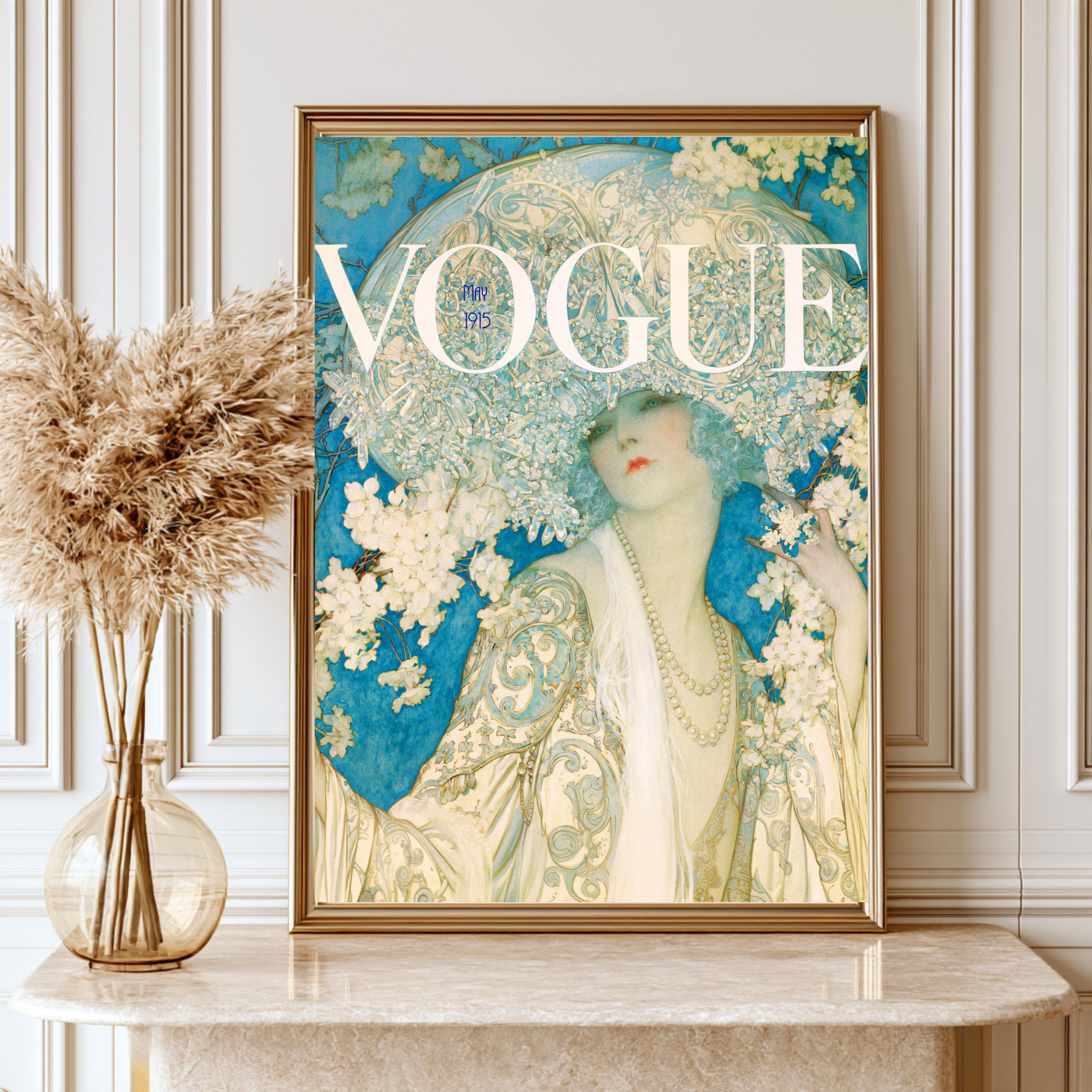 Vintage vogue poster - Etsy 日本