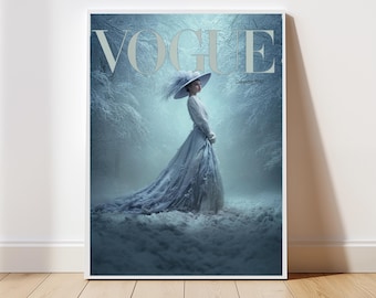 1940 Vogue Fashion Cover Print